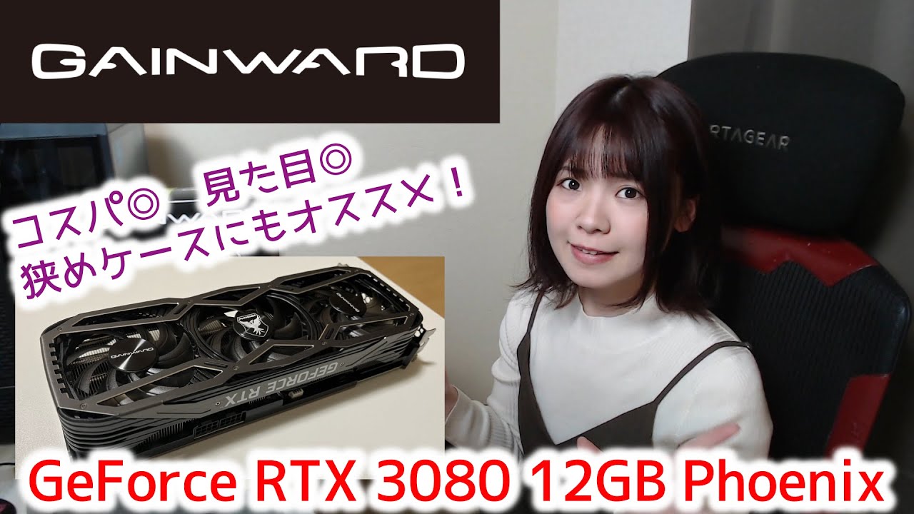 【Gainward】GeForce RTX3080 12GB Phoenix 　初めてグラボのレビューしてみた！