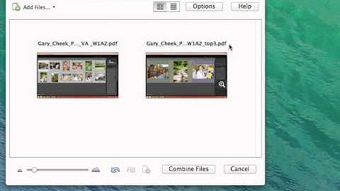 Combining files into one PDF - Acrobat Pro