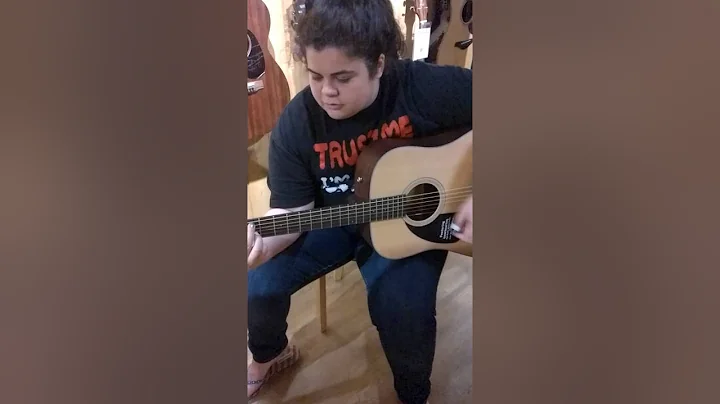 Victoria Hendrix playing Guitar