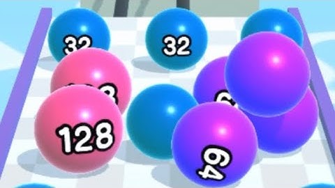 Ball Run 2048  - All  Levels Gameplay IOS  (Levels  187 - 192 ).