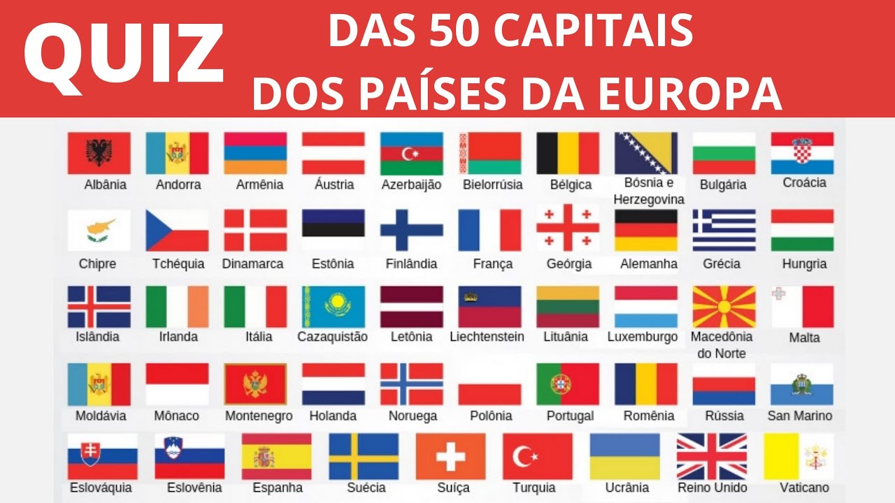 Arquivo de quiz capitais europa - Conhecimentos Gerais