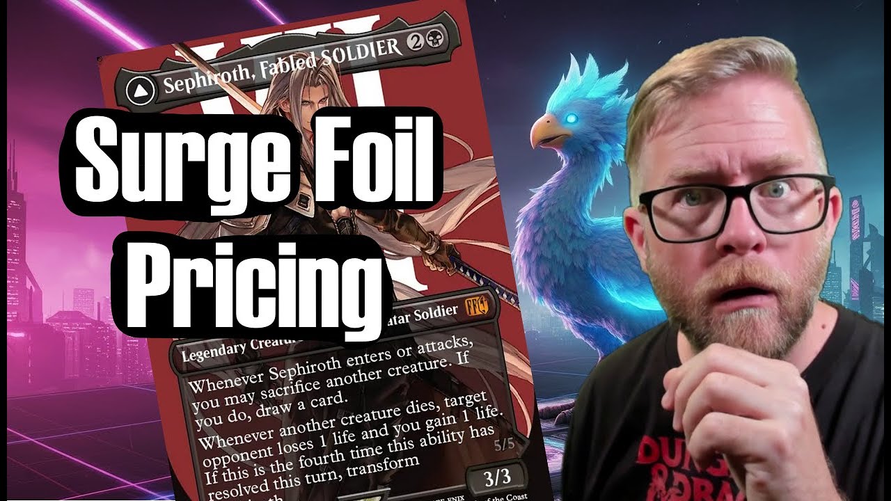 final fantasy mtg surge foil Game Crave Tournament Store - Cecil, Dark Knight (Borderless) (Surge Foil) (FIN-525) Flying Super Nova  As this creature transforms into Sephiroth Final Fantasy Surge Foils. The