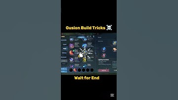 Gusion Build Tricks ☠️ Mobile legends #ml2b #mlbb #tutorial #gusion