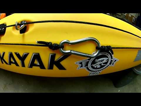 How to Install a YakGear Kayak Anchor Trolley | FunnyDog.TV