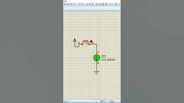 01 - Push Button with LED Simulation Using Proteus 8