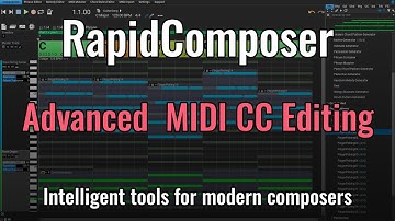Advanced MIDI CC Editing In RapidComposer #songwriter #musictheory #musicproducer