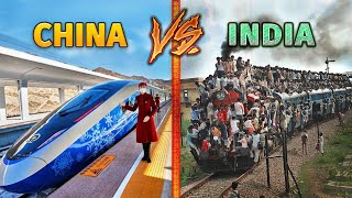 การรถไฟจีน vs การรถไฟอินเดีย - น่าตกใจจริงๆ... 🇨🇳 中国vs印度。。。我震惊了