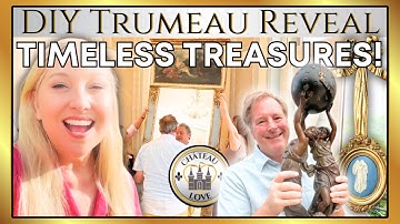 Werkt het? GROTE ONTHULLING Chateau DIY Trumeau-spiegel, WEDGWOOD-wandlampen en antiek SCORE! 🏰 💖