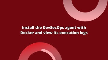 Install the DevSecOps agent with Docker and view its execution logs | Fluid Attacks