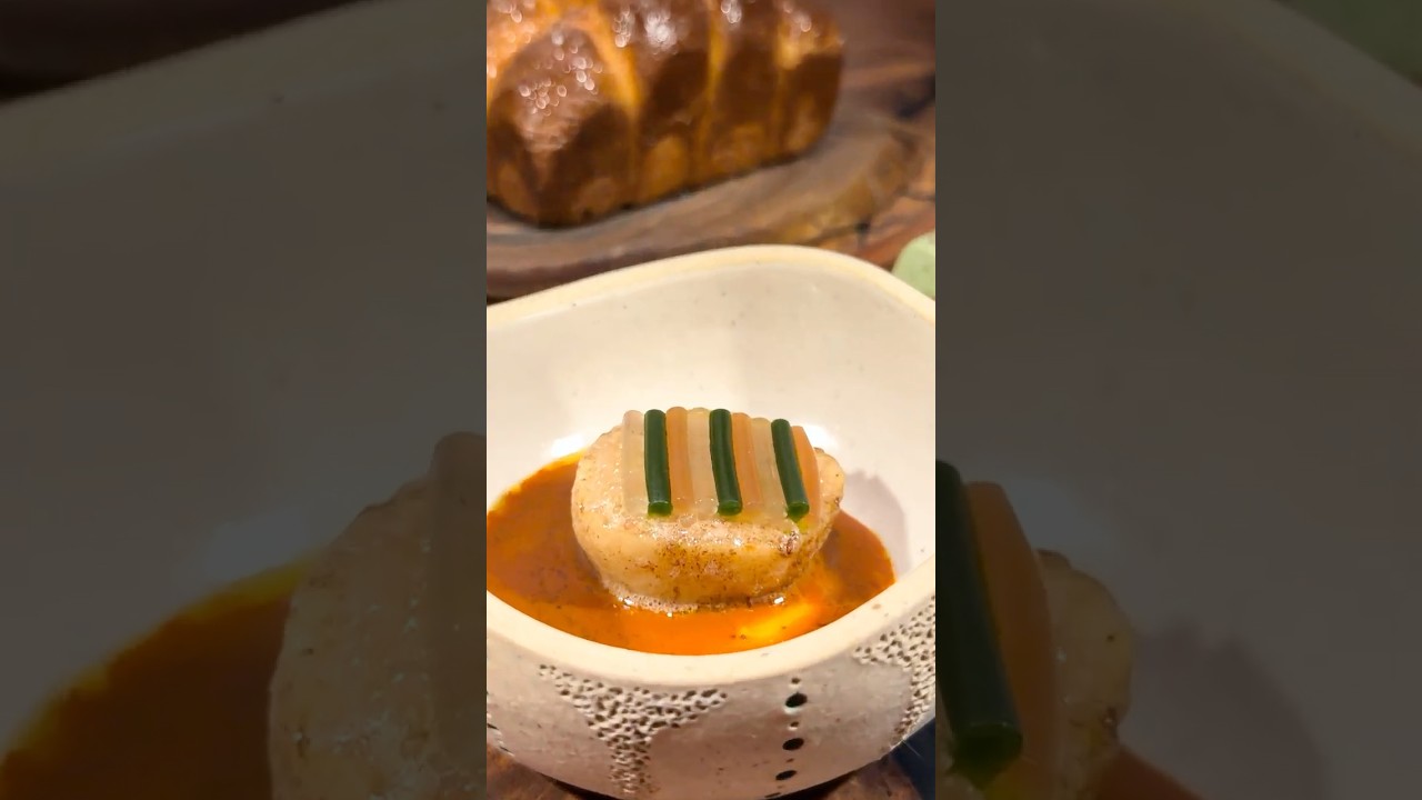3 MICHELIN STAR SCALLOP & BREAD at Atelier  Crenn in San Francisco