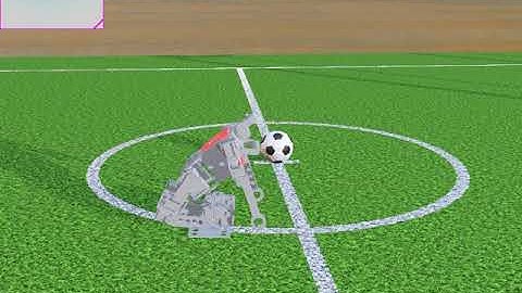 THMOS standing up in webots