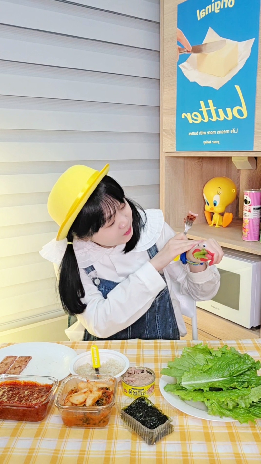 나는 야채를 잘 먹어??I eat vegetables well #funny #TeamYELLOWHAT
