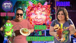Universal Orlando Mardi Gras 2024 | New Food & Drinks, Merch, Parade, Floats & Entertainment!