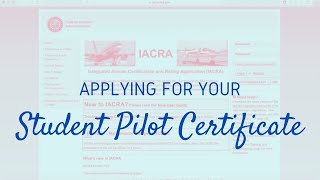 How To Apply For a Student Pilot Certificate
