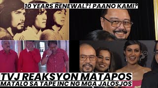 Tito Vic at Joey REAKSYON matapos MApunta sa Jalosjos ng TAPE Inc ang 10 Years Renewal ng Eat Bulaga