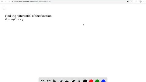Find the differential of the function. R = αβ^2 cosγ
