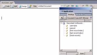 Dreamweaver Database Query