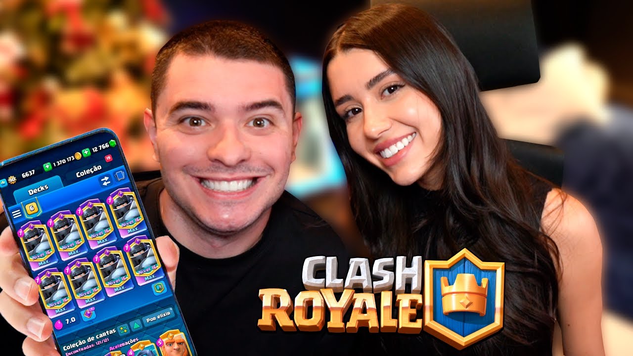 MINHA NAMORADA ESCOLHEU MEU DECK NO CLASH ROYALE!