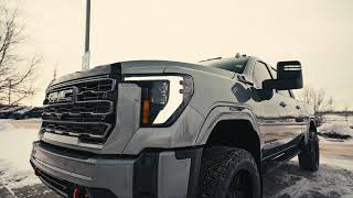 Custom 2025 GMC Sierra 3500HD AT4 in Sterling Metallic Gmc Sierra Sterling Metallic
