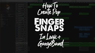 How To Make Finger Snaps In GarageBand