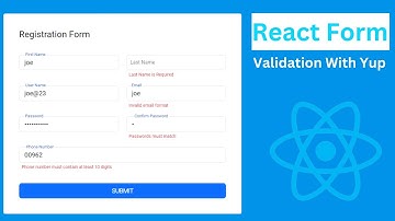 React Yup Validation Explained: Build Error-Free Forms Like a Pro