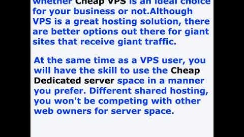 Best Cheap VPS Hosting for your business.wmv