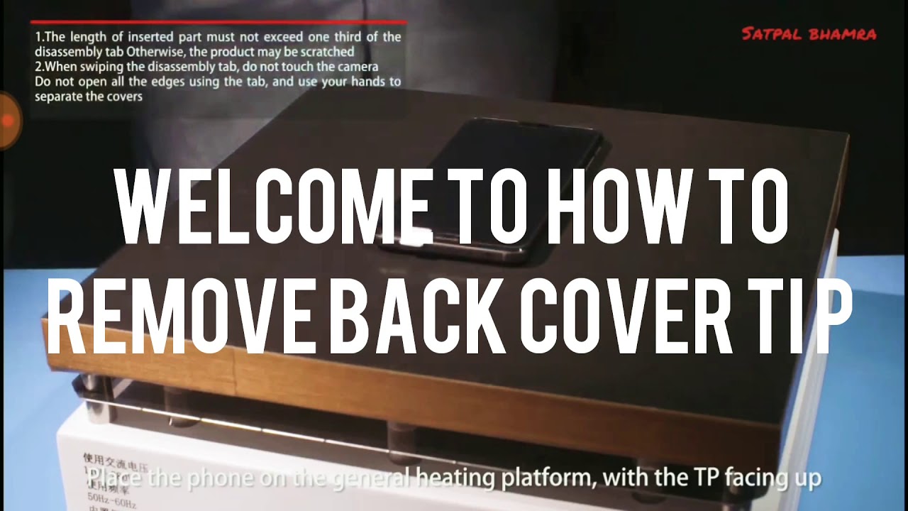 Xiaomi Redmi Note 7 pro How to remove back cover