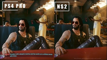 Cyberpunk 2077 Nintendo SWITCH 2 vs PS4 PRO