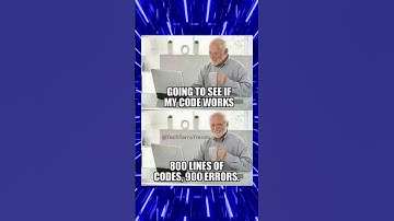 800 lines, 900 errors #memes #funny #viral #shorts #tech #ai #coding #chatgpt #gaming #nvidia #fyp