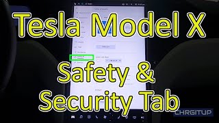 Model X Touchscreen - Safety & Security Tab!