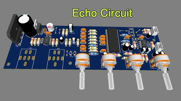 How to make 12VDC Echo DIP 24PIN Circuit Nice sound