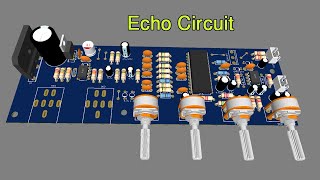 How to make 12VDC Echo DIP 24PIN Circuit Nice sound