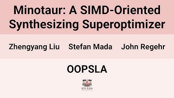 [OOPSLA24] Minotaur: A SIMD-Oriented Synthesizing Superoptimizer
