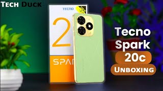 Techno spark 20C unboxing & quick review - 4GB/128GB 18W & More || Price in Pakistan