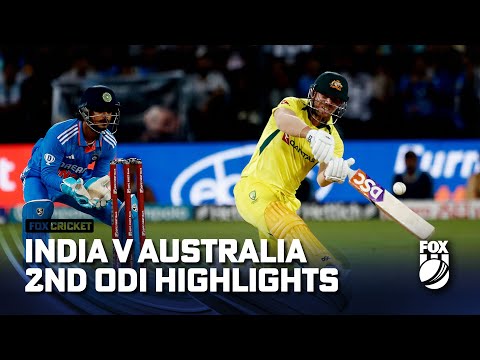 India v Australia - 2nd ODI Full Match Highlights I 22/09/23 I Fox Cricket