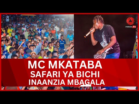 MC MKATABA ALIVYOWAOGESHA WATU VUMBI LA MBAGALA KWA SAFARI YA BICHI ROAD TO FURAHA DAY 