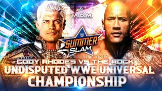 The Rock vs Cody Rhodes Gameplay Roman Reigns return || WWE 2K24 Live || #romanreigns #rock