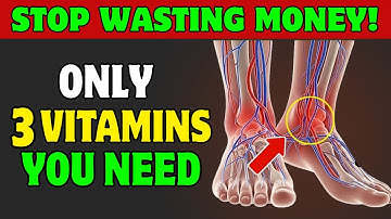De ENIGE 3 vitamines die senioren nodig hebben om de bloedsomloop in hun benen snel te stimuleren...