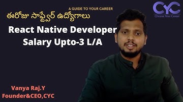 ఈరోజు సాఫ్ట్వేర్ ఉద్యోగాలు | full stack python developer jobs in hyderabad|Vanya Raj |CYC