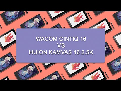 Wacom Cintiq 16 vs Huion Kamvas 16 2.5k для 3d-художника.
