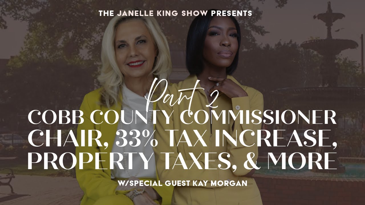 Cobb County Commissioner Chair, 33 Tax increase, Property taxes