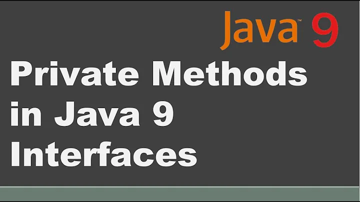 Java 9 - Private methods in Interfaces | Why do we need private methods in an interface in Java 9?