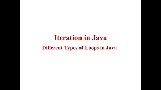 APP Java - Iteration