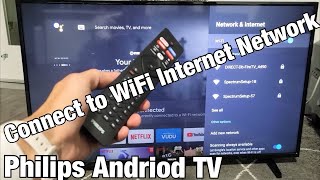 Philips Android TV: How to Connect to WiFi Internet Network screenshot 3