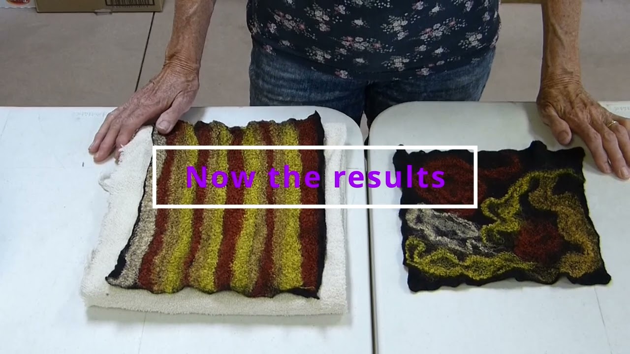 Felting with Viscose