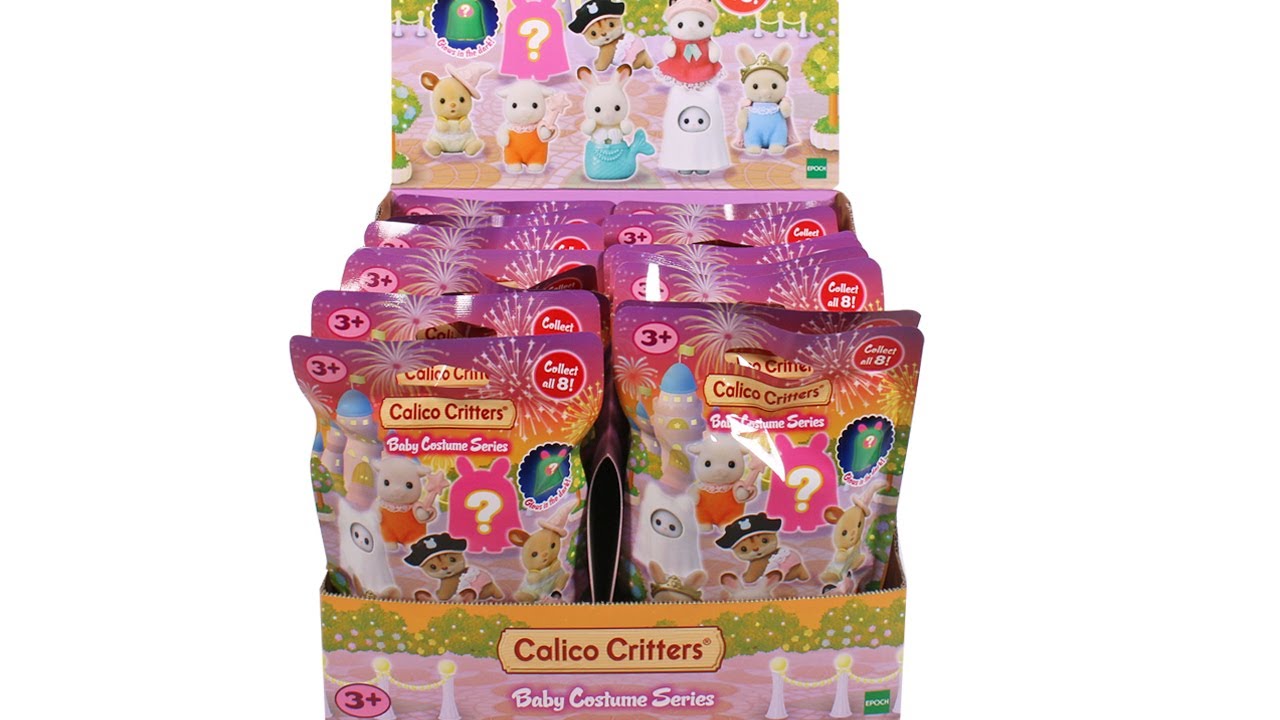 Calico Critters Costume Series Blind Bags Full Case Complete Set