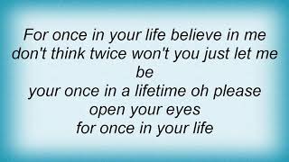 Sam Brown - Once In Your Life Lyrics