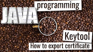 How to export certificate from java keystore