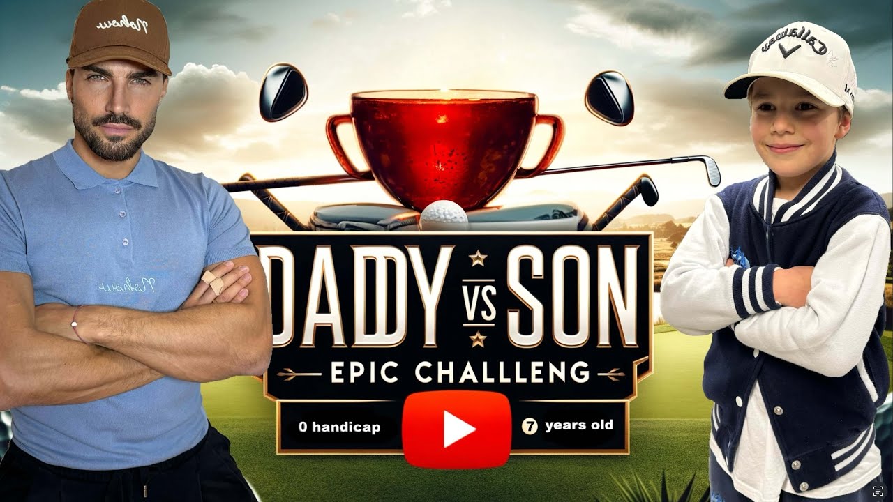 9-hole showdown: Father vs Golf Prodigy Son [1st match] #golfchallenge ...