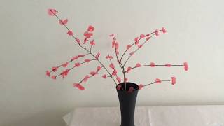 Mumdan En Kolay  Çiçek Yapımı (Japon Çiçeği)  Mumdan Harika Dekoratif Çiçek Yapımı 🦋 DIY
